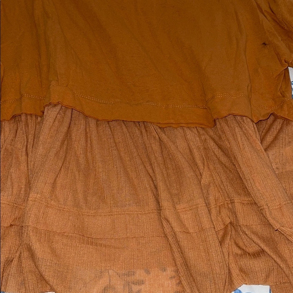 S/m wishlist Burt orange blouse - Picture 3 of 4
